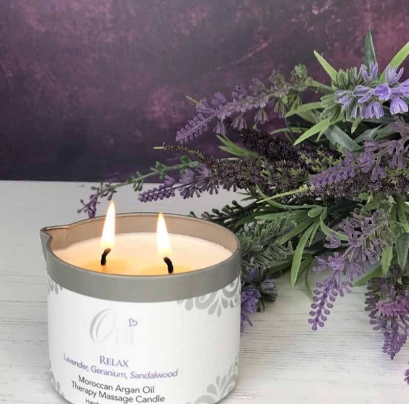 Relax Therapy Massage Candle