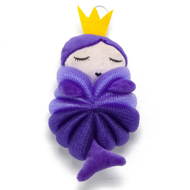 Queen Purple Shower Sponge