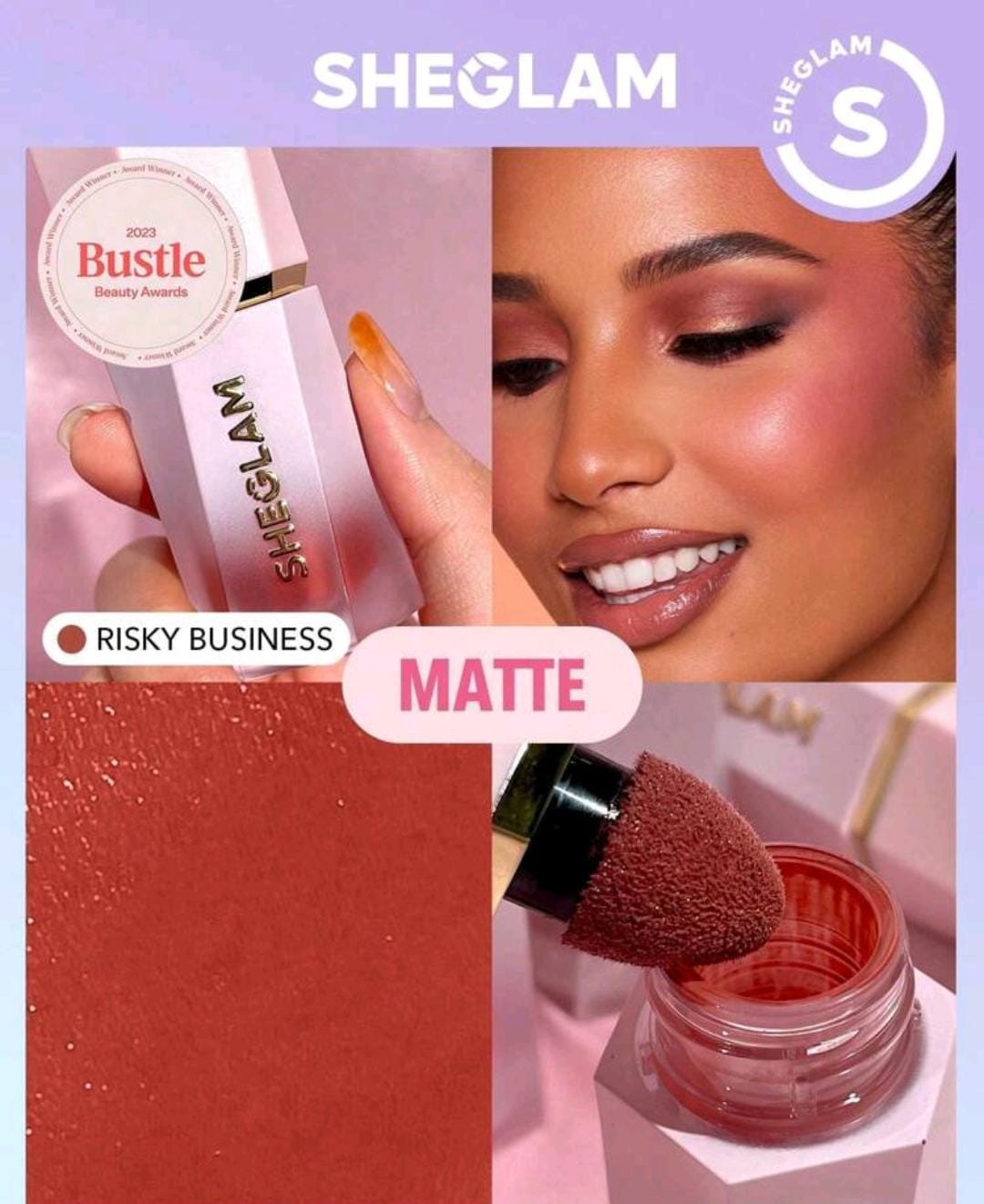 COLOR BLOOM LIQUID BLUSH MATTE FINISH-RISKY BUSINESS