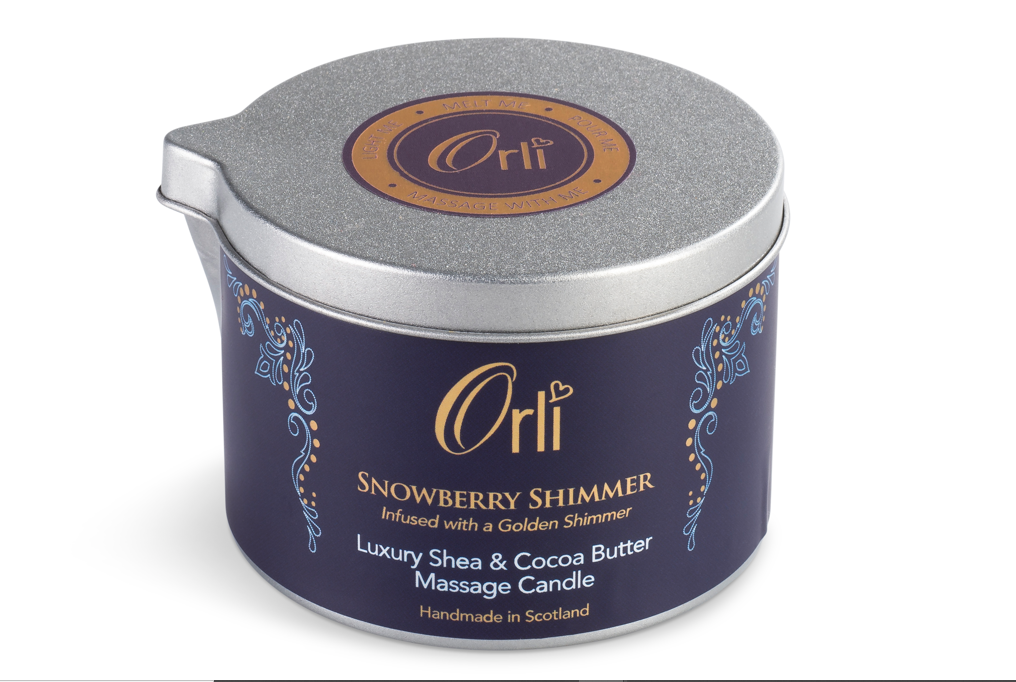 Snowberry Shimmer Massage Candle
