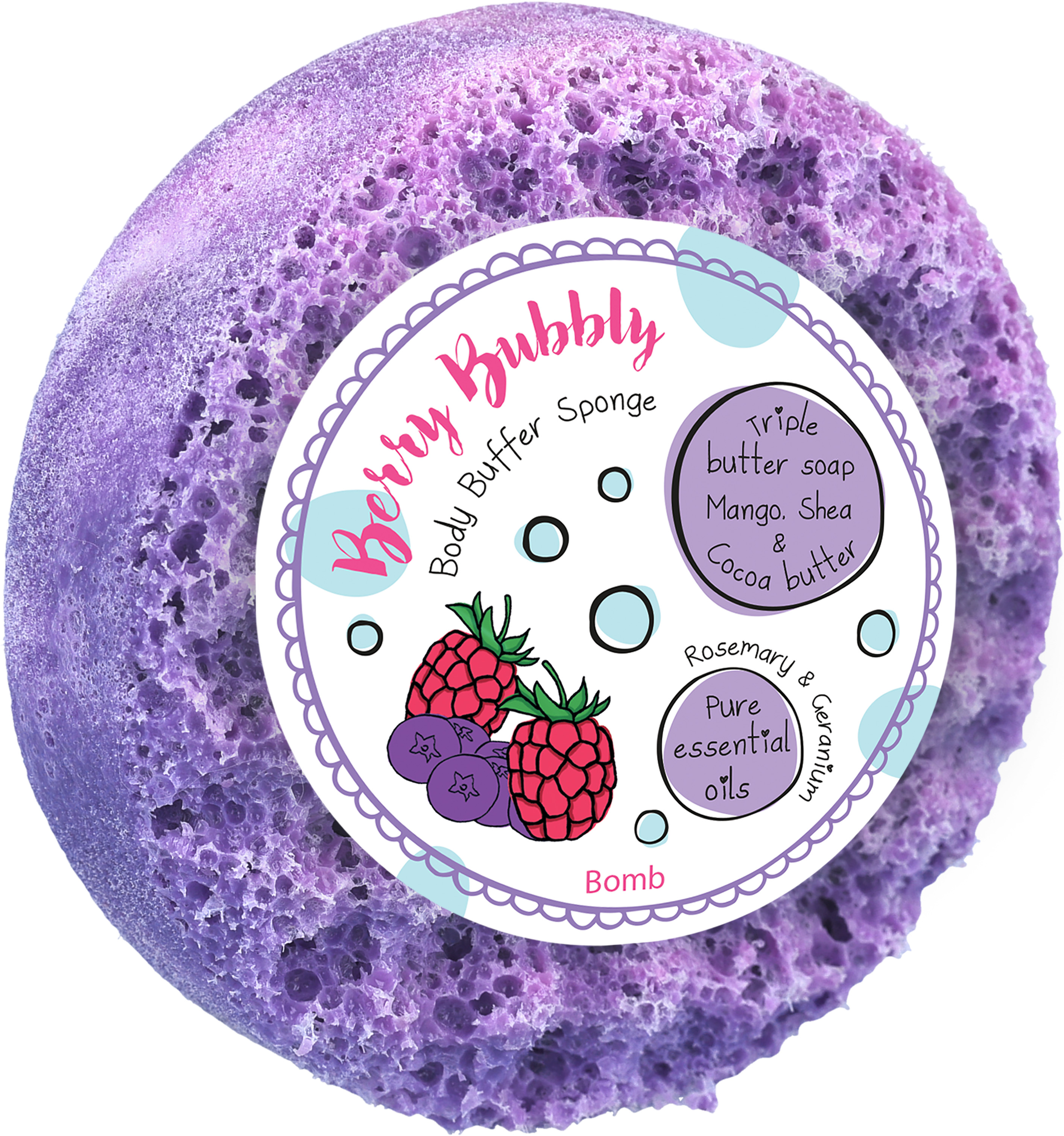 Berry Bubbly Body Buffer Shower Soap