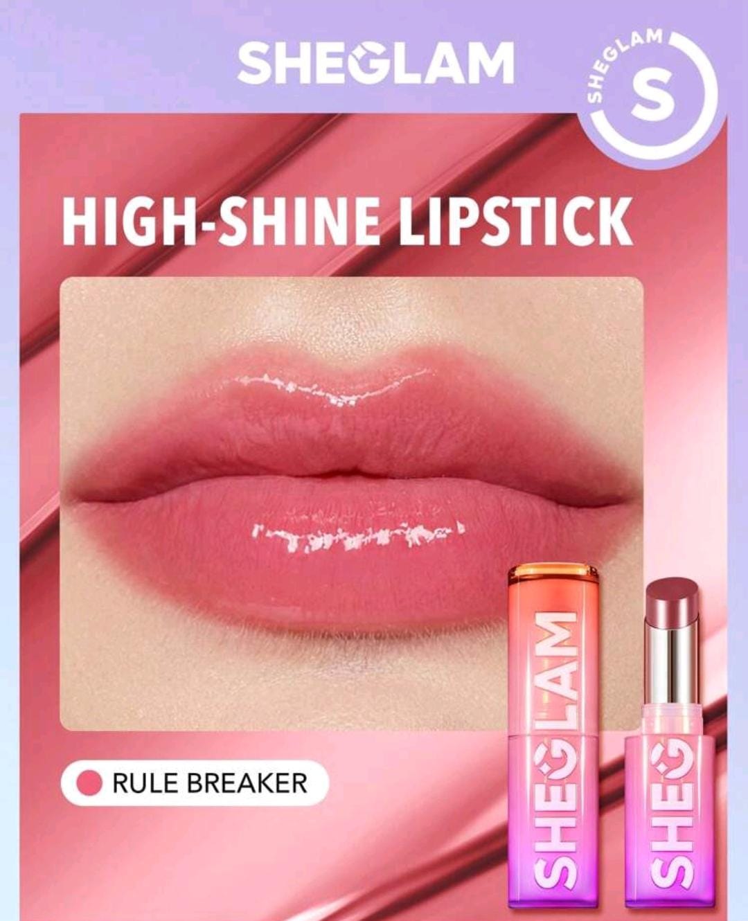 MIRROR KISS HIGH-SHINE LIPSTICK-RULE BREAKER